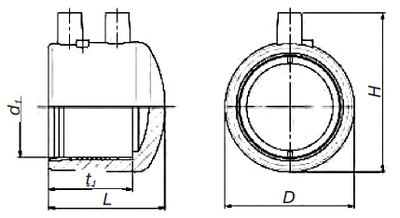Заглушка э. с. монолитная SDR 11 PE 100 PN 10